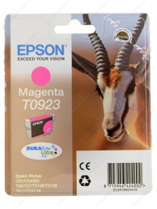 Картридж струйный Epson T09234А madenta