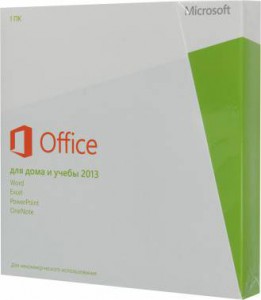 MS Office Home and Student 2013 Russia Only EM DVD (79G-03740)